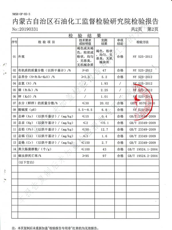 檢測報告(三)